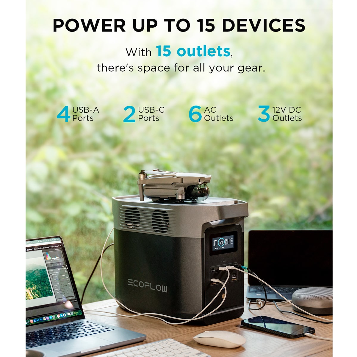 Power Up To 15 Devices - Delta 2