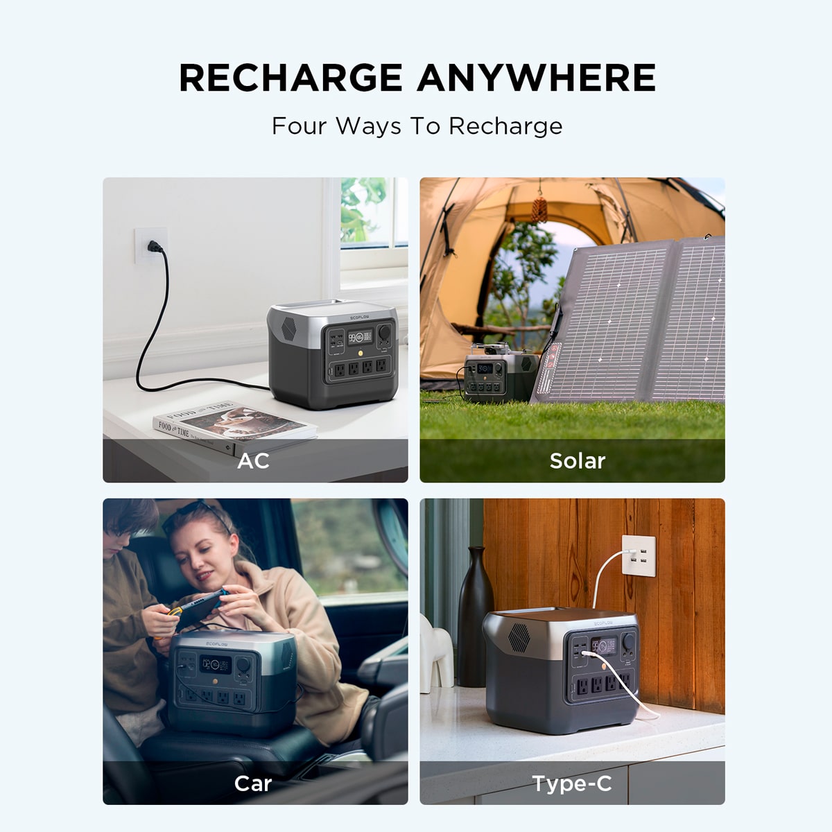 EcoFlow River 2 Pro Recharge anywhere