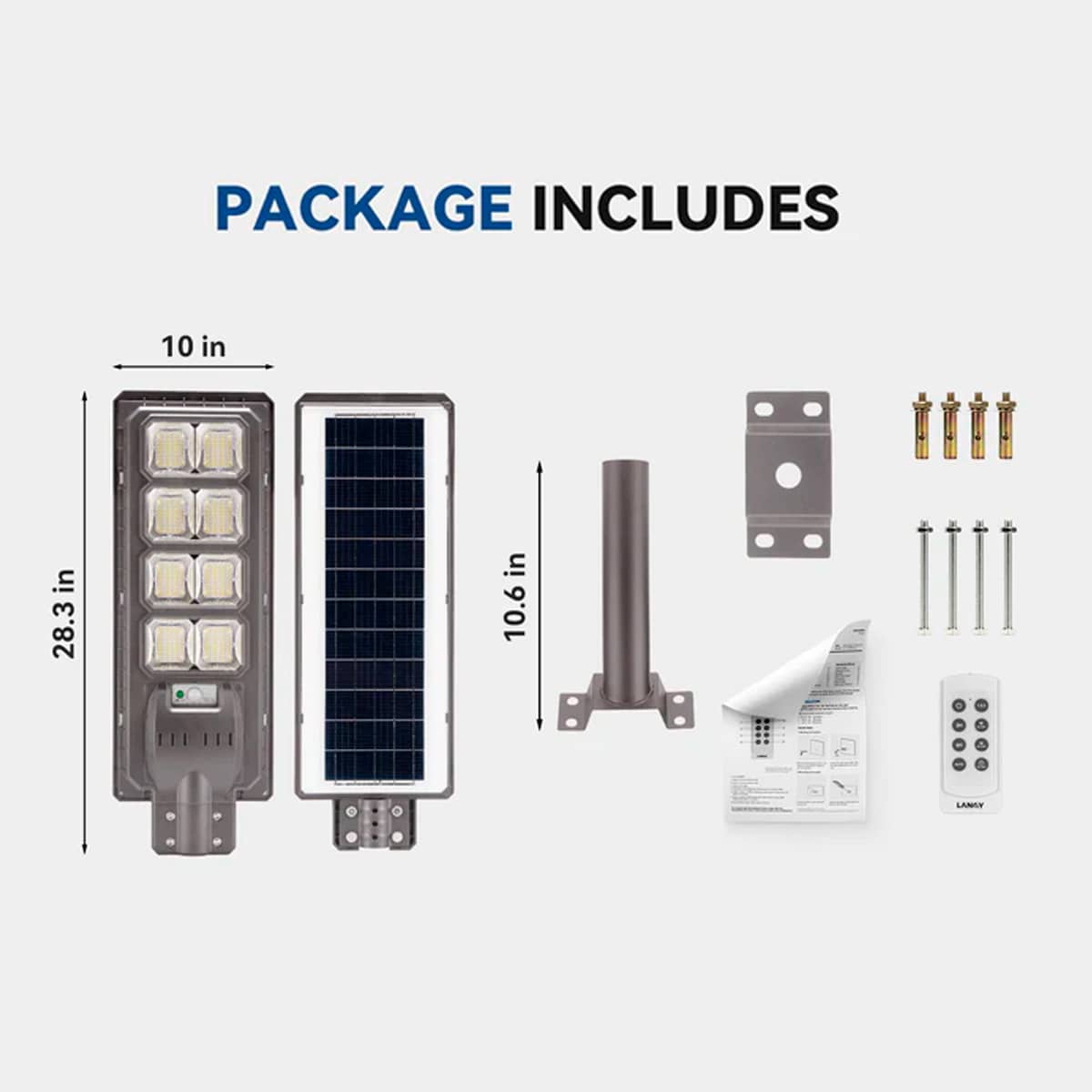 Energy Flow Solar Lights 20,000 Lumens - 200W (4-Pack) - Image 7