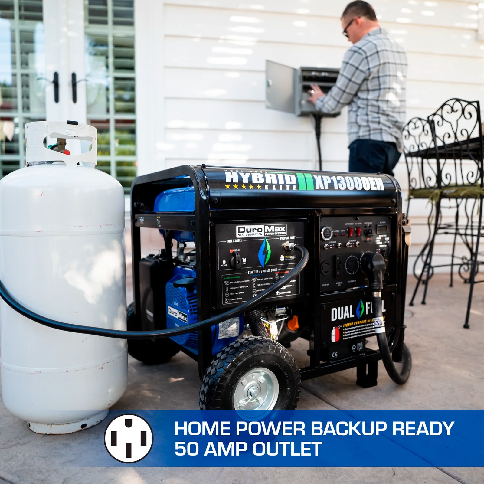 Silent Electric Generator 13000W/13kVA 120/240V home power backup ready