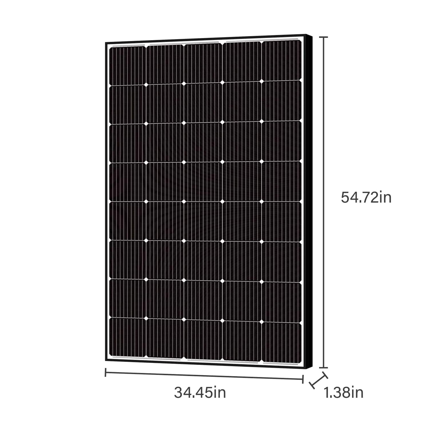 250W Monocrystalline Solar Panel for 12V and 24V