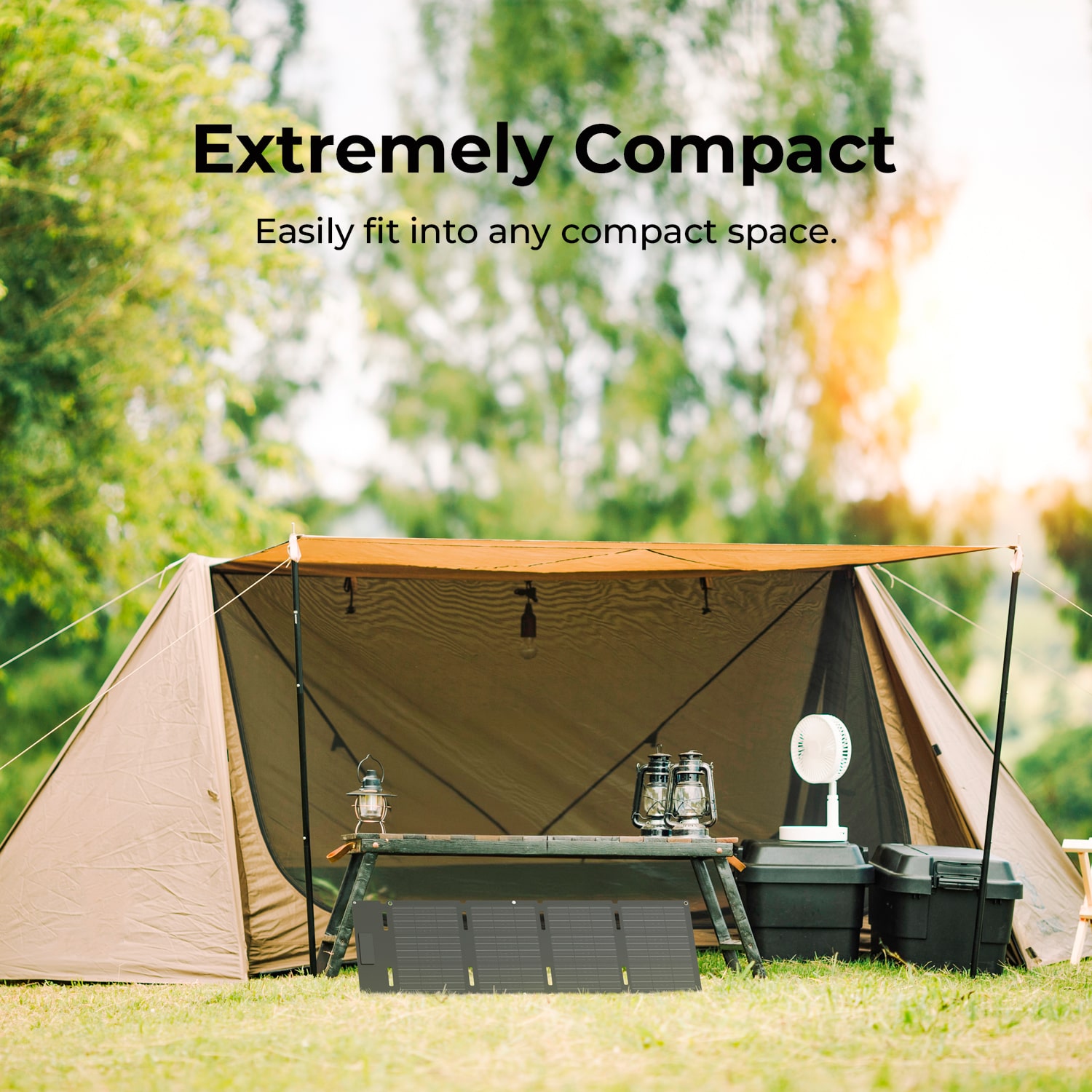 EcoFlow 45W Portable Solar Panel - Extremely Compact