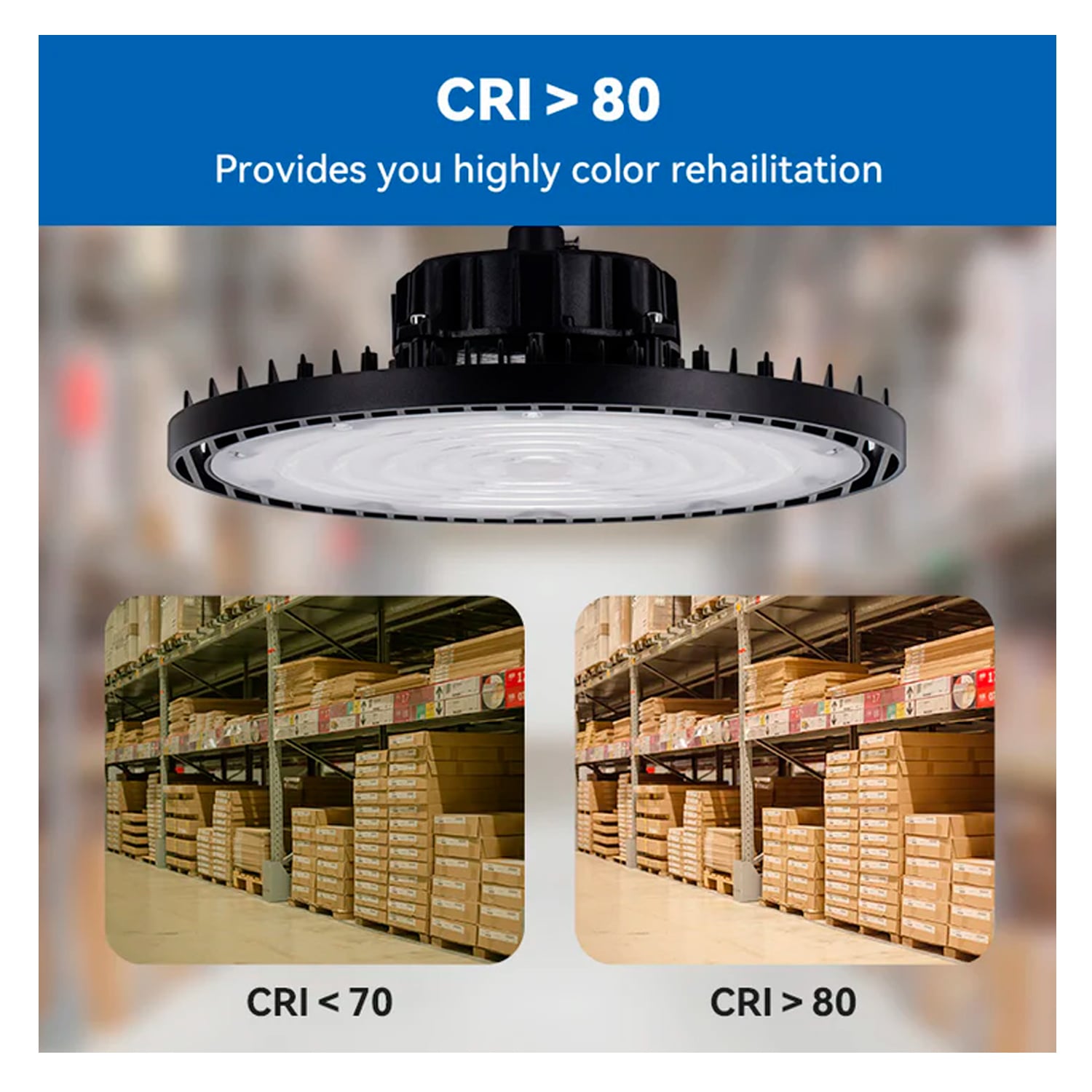 UFO Lamp 100W 15,000 Lumens | Pack of 3