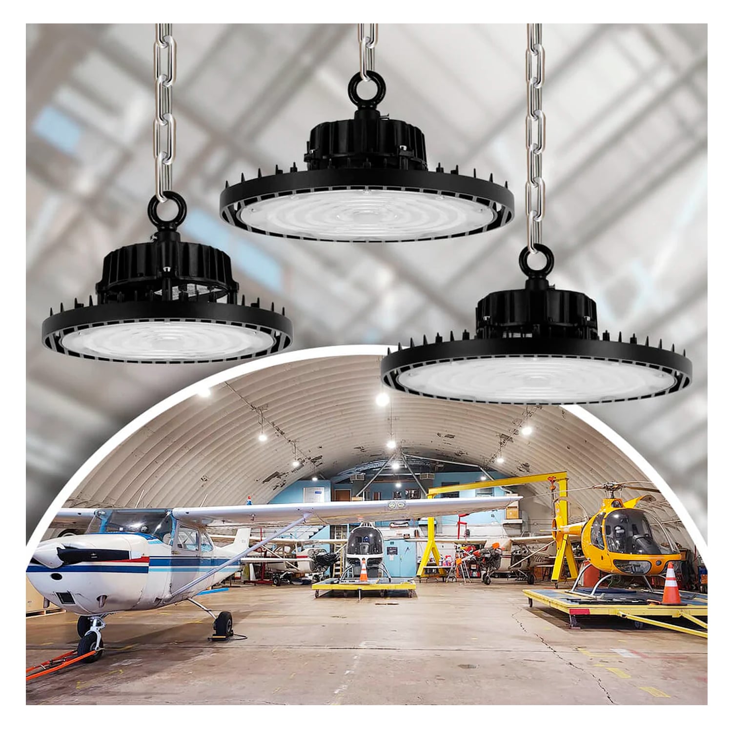 UFO Lamp 100W 15,000 Lumens | Pack of 3