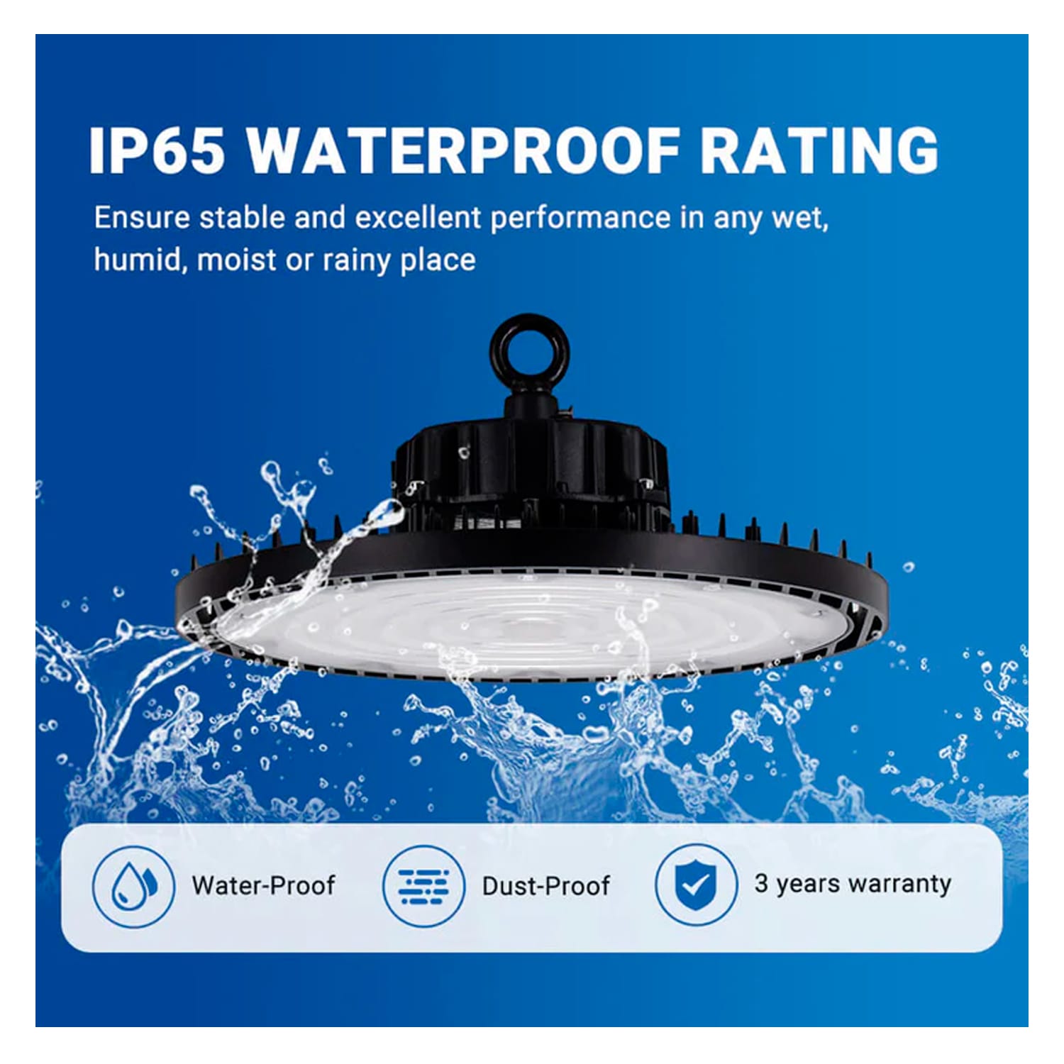 UFO Light 100W 15,000 Lumens | 3-Pack | Maximum Illumination - Image 7