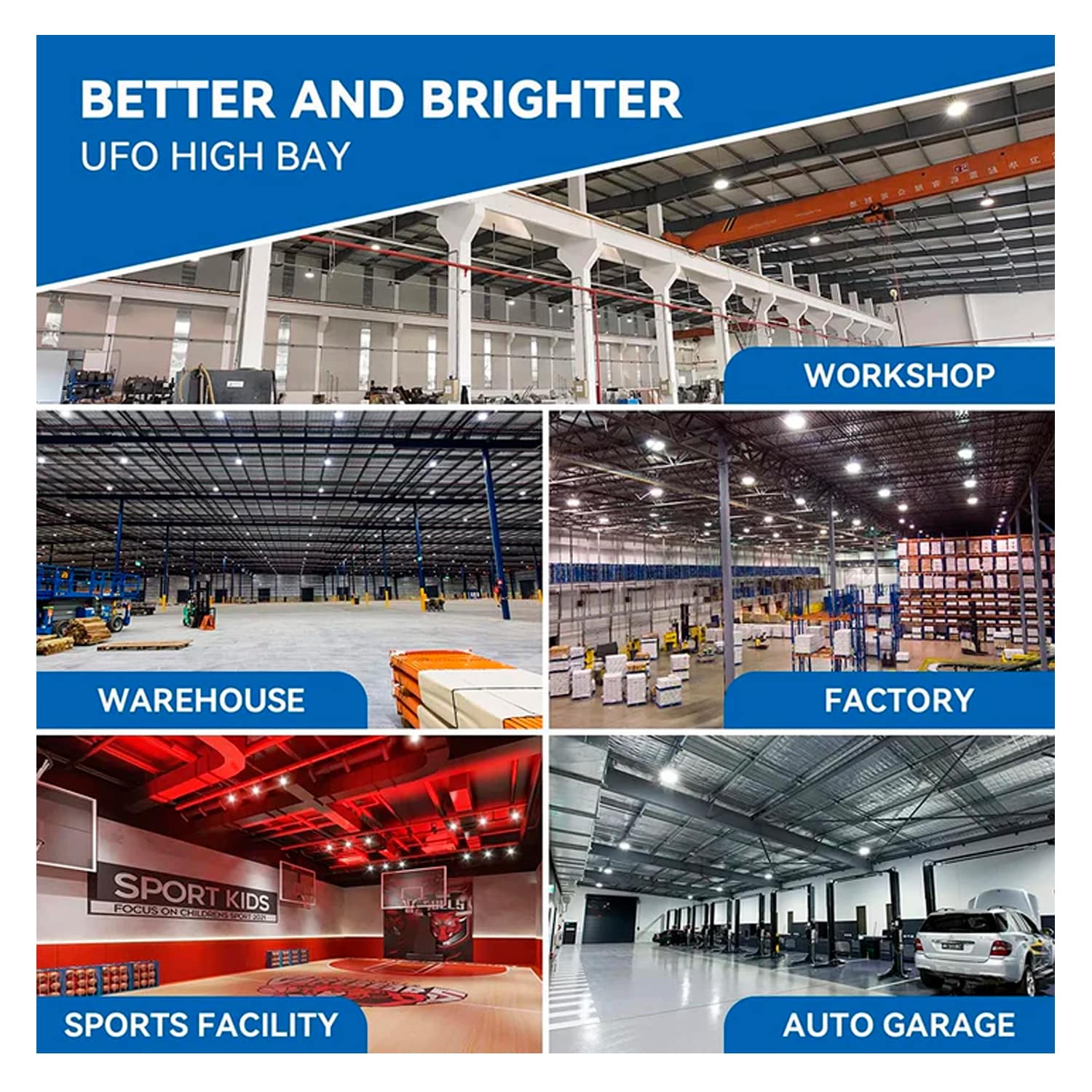 UFO Light 100W 15,000 Lumens | 3-Pack | Maximum Illumination - Image 9